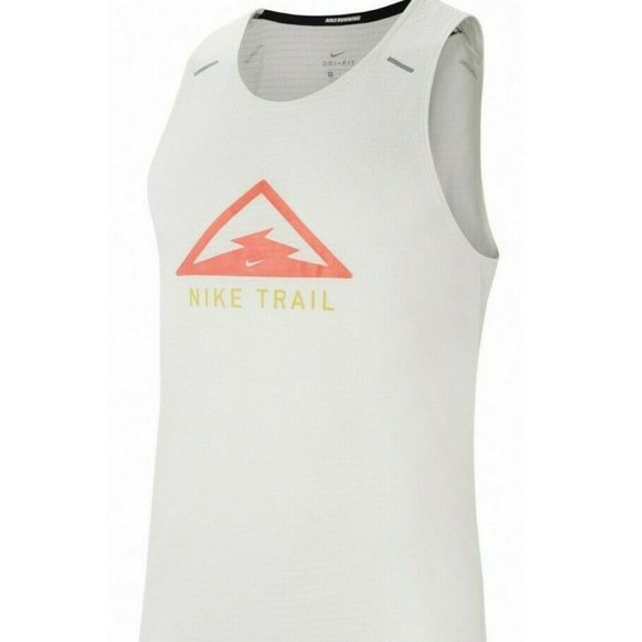 Nike Other - Nike Trail Rise 365 Breathe Running Tank Top White Laser Crimson Red DJ0598-133
